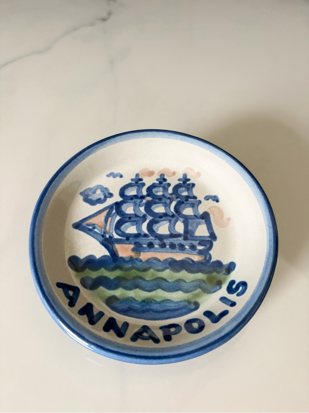 Ship "Annapolis" Coaster by M.A. Hadley